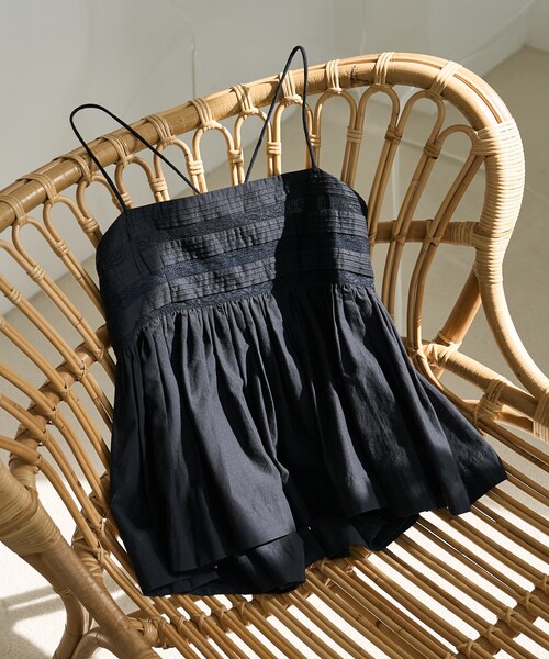 FREAK'S STORE(フリークスストア)の「インド レースキャミソール 限定展開(キャミソール・レディース・レッド/サックスブルー/ブラック/オフホワイト・フリ-)」の2枚目の写真