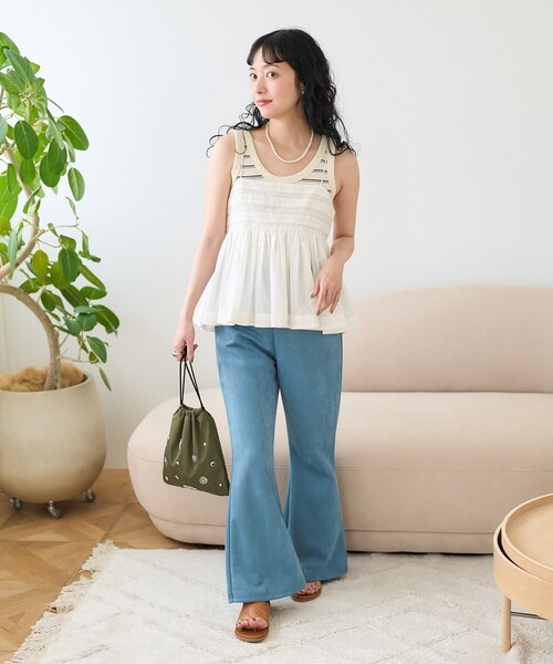 FREAK'S STORE(フリークスストア)の「インド レースキャミソール 限定展開(キャミソール・レディース・レッド/サックスブルー/ブラック/オフホワイト・フリ-)」の22枚目の写真