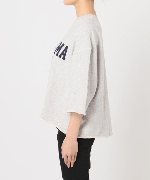 JOURNAL STANDARD（ジャーナルスタンダード）の「《追加2》ハーフスリーブロゴスウェット（スウェット・レディース・チャコールグレー/ブルー系その他/ベージュ・FREE）」の9枚目の写真