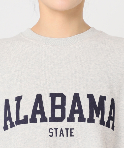 JOURNAL STANDARD（ジャーナルスタンダード）の「《追加2》ハーフスリーブロゴスウェット（スウェット・レディース・チャコールグレー/ブルー系その他/ベージュ・FREE）」の12枚目の写真