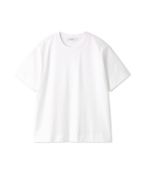 AOURE(アウール)の「PABLO ショートスリーブ(Tシャツ/カットソー・メンズ・ブラック/サックスブルー/チャコールグレー/ホワイト・SMALL/MEDIUM/LARGE/X-LARGE)」の2枚目の写真