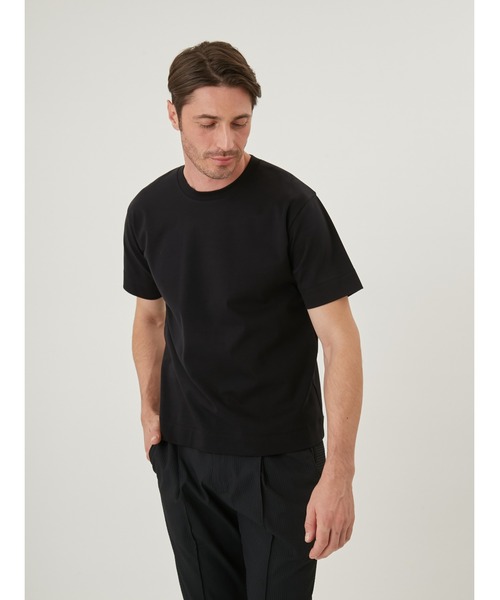 AOURE(アウール)の「PABLO ショートスリーブ(Tシャツ/カットソー・メンズ・ブラック/サックスブルー/チャコールグレー/ホワイト・SMALL/MEDIUM/LARGE/X-LARGE)」の8枚目の写真