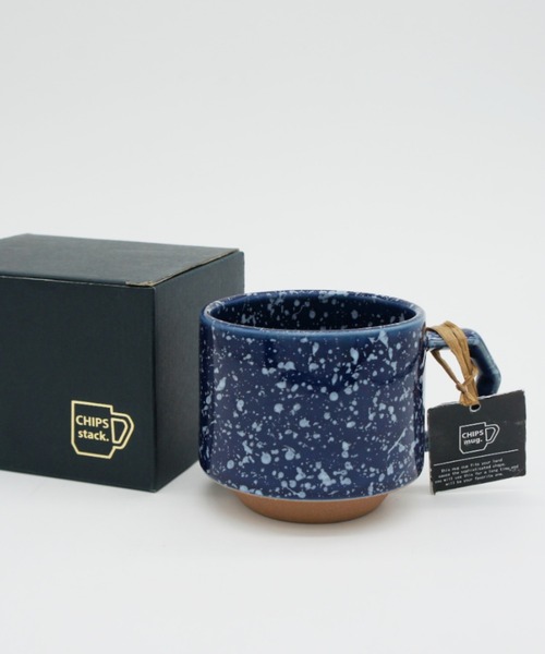 TIMELESS COMFORT（タイムレスコンフォート）の「CHIPS（チップス）CHIPS stack MUG（グラス/マグカップ/タンブラー・レディース・ネイビー/ホワイト/ホワイト×ブルー/ブラック・ONE SIZE）」の9枚目の写真
