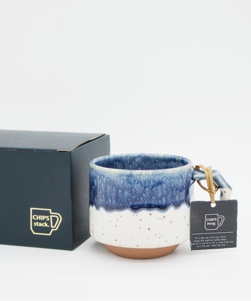 TIMELESS COMFORT（タイムレスコンフォート）の「CHIPS（チップス）CHIPS stack MUG（グラス/マグカップ/タンブラー・レディース・ネイビー/ホワイト/ホワイト×ブルー/ブラック・ONE SIZE）」の10枚目の写真