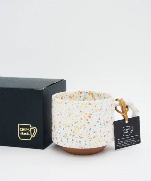 TIMELESS COMFORT（タイムレスコンフォート）の「CHIPS（チップス）CHIPS stack MUG（グラス/マグカップ/タンブラー・レディース・ネイビー/ホワイト/ホワイト×ブルー/ブラック・ONE SIZE）」の11枚目の写真