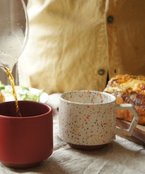 TIMELESS COMFORT（タイムレスコンフォート）の「CHIPS（チップス）CHIPS stack MUG（グラス/マグカップ/タンブラー・レディース・ネイビー/ホワイト/ホワイト×ブルー/ブラック・ONE SIZE）」の12枚目の写真