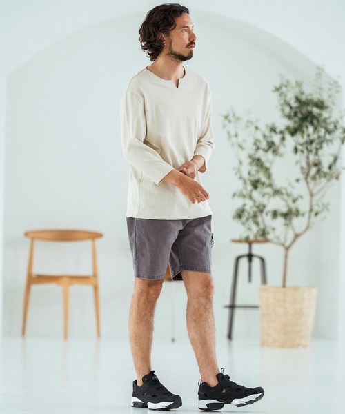 Magine(マージン)の「mp13470-Military design Short Pants ショートパンツ(その他パンツ・メンズ・オリーブ/ブラック/チャコール・44/46/48)」の21枚目の写真