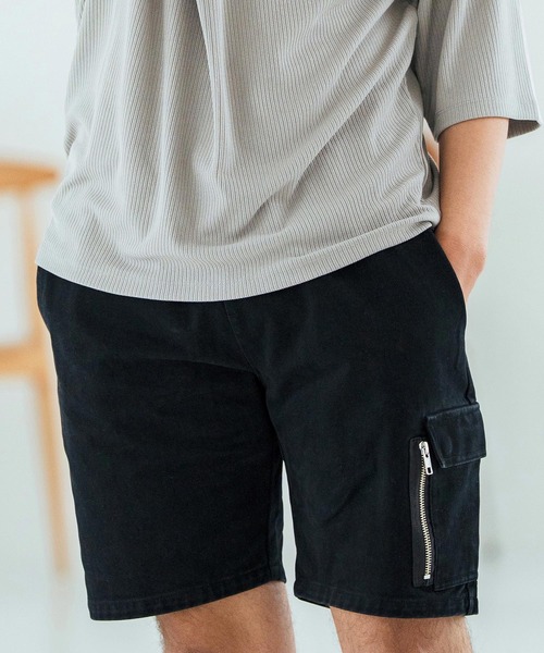 Magine(マージン)の「mp13470-Military design Short Pants ショートパンツ(その他パンツ・メンズ・オリーブ/ブラック/チャコール・44/46/48)」の20枚目の写真