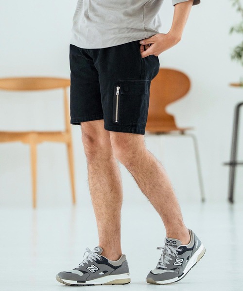 Magine(マージン)の「mp13470-Military design Short Pants ショートパンツ(その他パンツ・メンズ・オリーブ/ブラック/チャコール・44/46/48)」の19枚目の写真