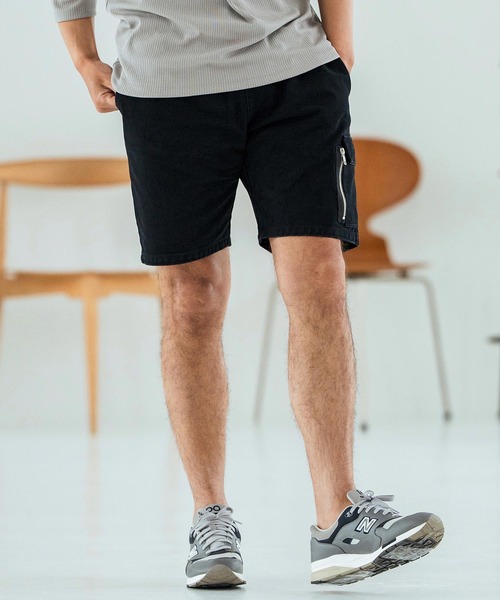Magine(マージン)の「mp13470-Military design Short Pants ショートパンツ(その他パンツ・メンズ・オリーブ/ブラック/チャコール・44/46/48)」の18枚目の写真
