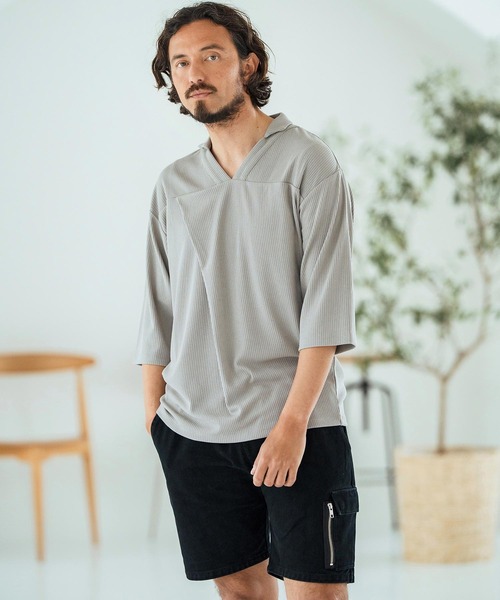 Magine(マージン)の「mp13470-Military design Short Pants ショートパンツ(その他パンツ・メンズ・オリーブ/ブラック/チャコール・44/46/48)」の16枚目の写真