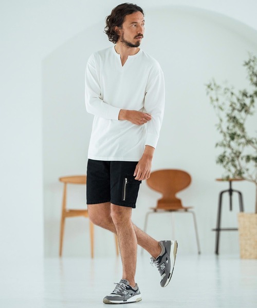 Magine(マージン)の「mp13470-Military design Short Pants ショートパンツ(その他パンツ・メンズ・オリーブ/ブラック/チャコール・44/46/48)」の13枚目の写真