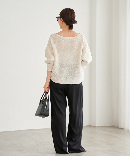 プラージュ　シルキーサテンミニマルパンツ セール】silky satin minimal パンツ（その他パンツ）｜Plage