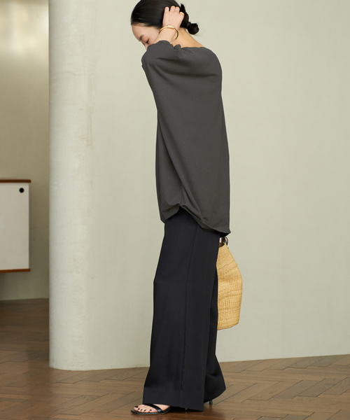 plage(プラージュ)の「silky satin minimal パンツ(その他パンツ・レディース・ブラック/カーキ・36/38)」の17枚目の写真