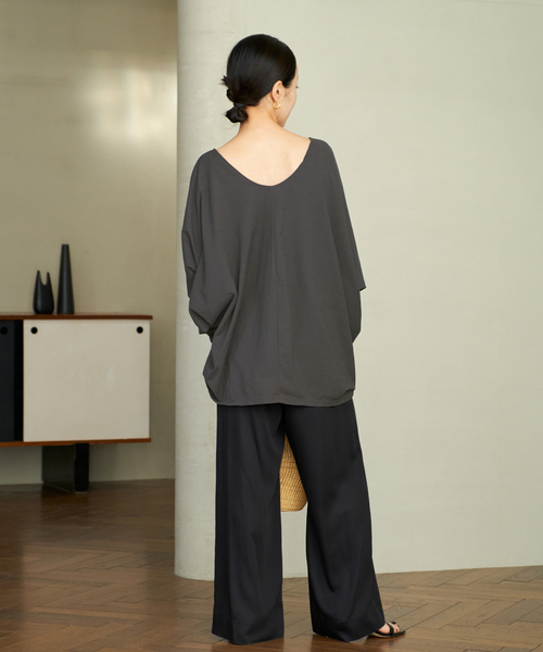 plage(プラージュ)の「silky satin minimal パンツ(その他パンツ・レディース・ブラック/カーキ・36/38)」の19枚目の写真
