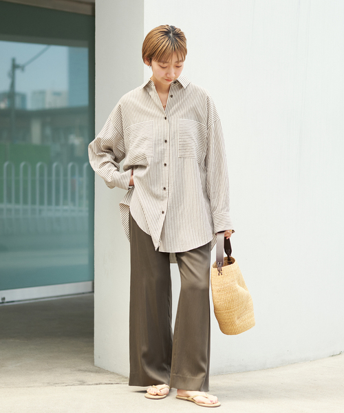 セール】silky satin minimal パンツ（その他パンツ）｜Plage