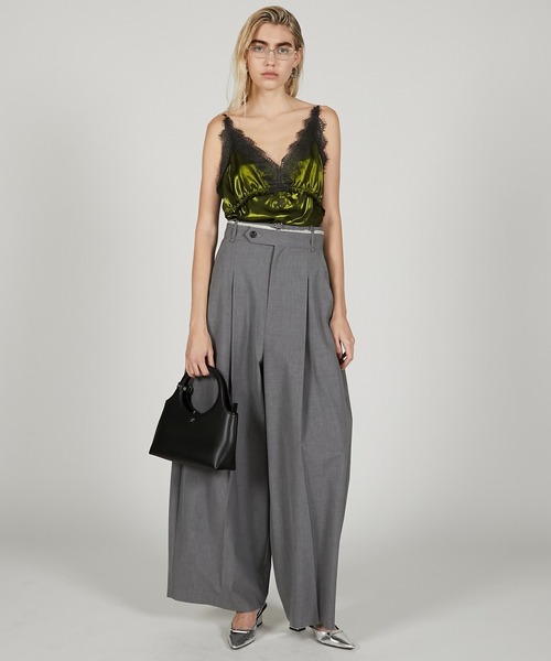 PRANK PROJECT（プランクプロジェクト）の「ウォッシャブルパンツ / Washable Pants（スラックス・レディース・ブラック/ネイビー/グレー・36/38）」の17枚目の写真