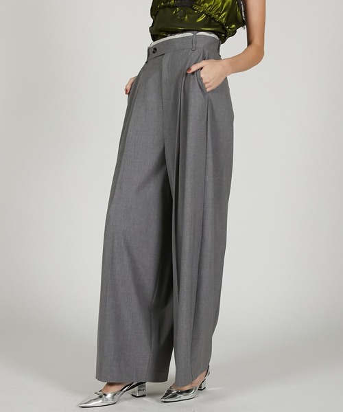 PRANK PROJECT（プランクプロジェクト）の「ウォッシャブルパンツ / Washable Pants（スラックス・レディース・ブラック/ネイビー/グレー・36/38）」の14枚目の写真