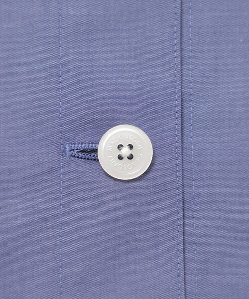 MACKINTOSH PHILOSOPHY（ﾏｯｷﾝﾄｯｼｭ ﾌｨﾛｿﾌｨｰ）の「クロップドシャツブルゾン（シャツ/ブラウス・レディース・ホワイト系その他/ライトブルー・38/36）」の10枚目の写真