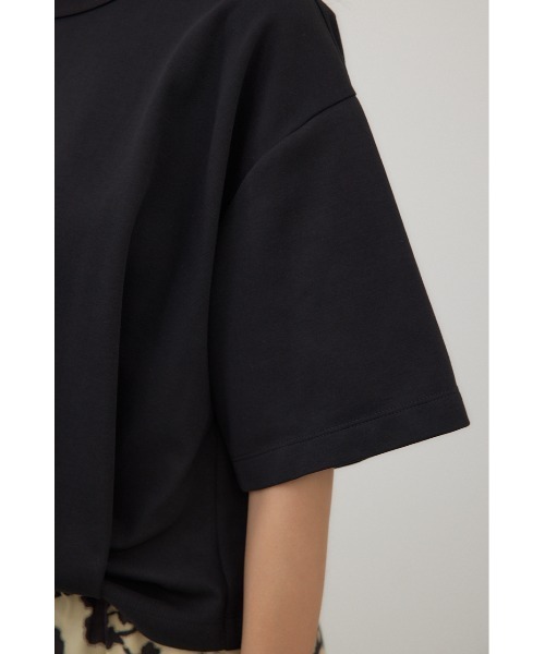 crie conforto(クリーコンフォルト)の「タックヘムショートプルオーバー(Tシャツ/カットソー・レディース・オフホワイト/ブラック/ピンク・FREE)」の11枚目の写真