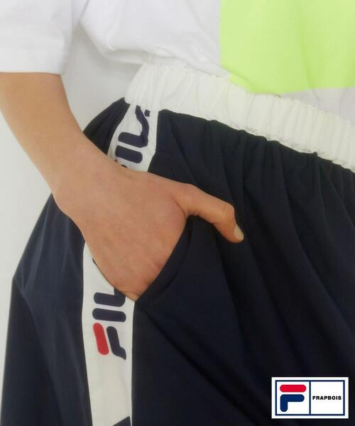 FRAPBOIS（フラボア）の「FILA×FRAPBOISスカート（スカート・レディース・クリーム/ブラック・1）」の6枚目の写真