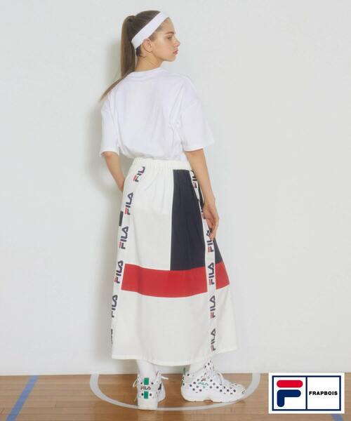 FRAPBOIS（フラボア）の「FILA×FRAPBOISスカート（スカート・レディース・クリーム/ブラック・1）」の13枚目の写真