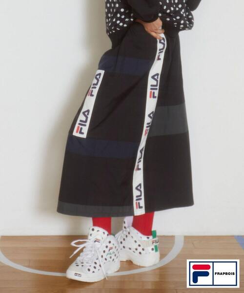 FRAPBOIS（フラボア）の「FILA×FRAPBOISスカート（スカート・レディース・クリーム/ブラック・1）」の16枚目の写真