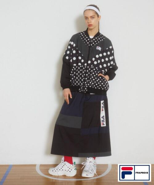 FRAPBOIS（フラボア）の「FILA×FRAPBOISスカート（スカート・レディース・クリーム/ブラック・1）」の20枚目の写真