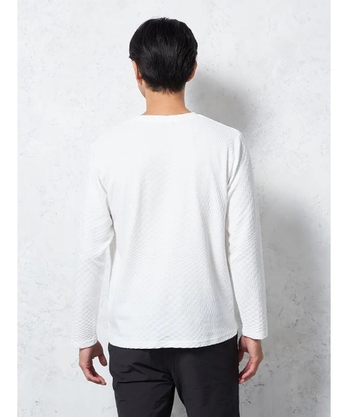 HARUYAMA(ハルヤマ)の「Vネック Tシャツ 無地 カジュアルインナー 春夏【RUCKEN BACCHAR】(Tシャツ/カットソー・メンズ・オフホワイト/ライトグレー/ネイビー・LL/L/M)」の5枚目の写真