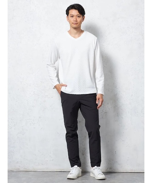 HARUYAMA(ハルヤマ)の「Vネック Tシャツ 無地 カジュアルインナー 春夏【RUCKEN BACCHAR】(Tシャツ/カットソー・メンズ・オフホワイト/ライトグレー/ネイビー・LL/L/M)」の10枚目の写真