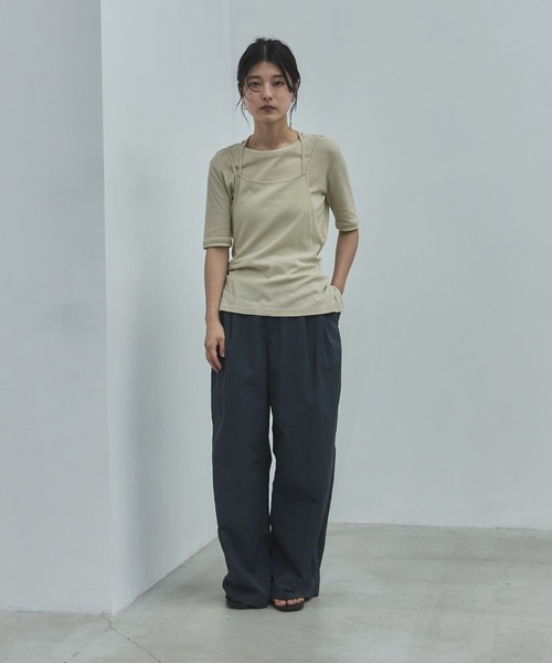 feepur(フェピュール)の「ホルターキャミレイヤードTee(Tシャツ/カットソー・レディース・ブラック/ベージュ・MEDIUM)」の11枚目の写真