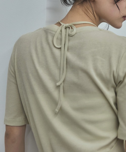 feepur(フェピュール)の「ホルターキャミレイヤードTee(Tシャツ/カットソー・レディース・ブラック/ベージュ・MEDIUM)」の18枚目の写真