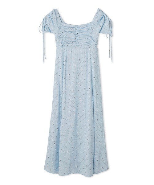 FURFUR(ファーファー)の「【WEB限定カラー】チェリー柄プリントワンピース(ワンピース・レディース・サックスブルー/ブラック/レッド/ホワイト・FREE)」の12枚目の写真