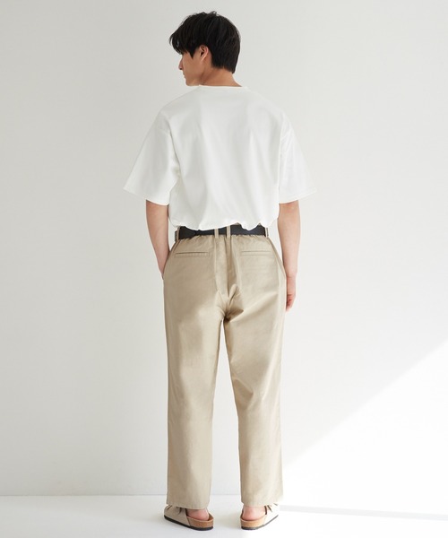 coca（coca）（コカ）の「スラブコットンイージーパンツ（その他パンツ・メンズ・ネイビー/ライトベージュ/チャコール/アイボリー・M/XL/L）」の7枚目の写真