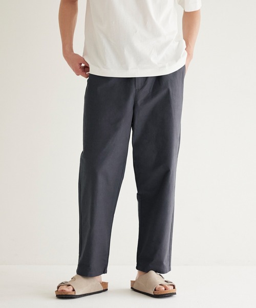 coca（coca）（コカ）の「スラブコットンイージーパンツ（その他パンツ・メンズ・ネイビー/ライトベージュ/チャコール/アイボリー・M/XL/L）」の9枚目の写真