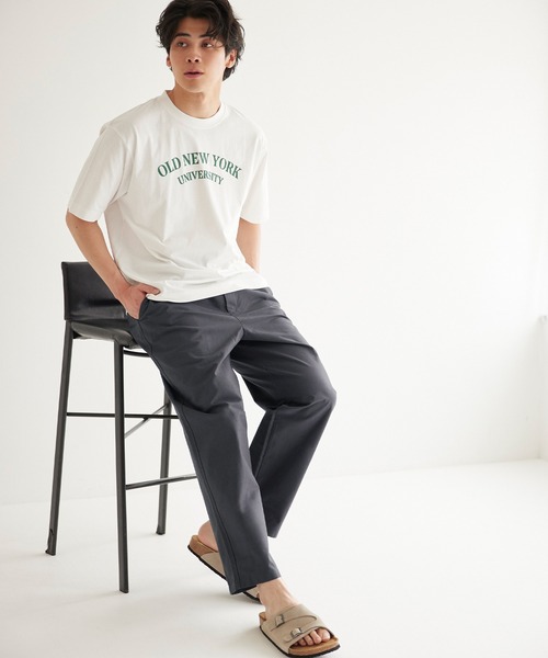 coca（coca）（コカ）の「スラブコットンイージーパンツ（その他パンツ・メンズ・ネイビー/ライトベージュ/チャコール/アイボリー・M/XL/L）」の12枚目の写真