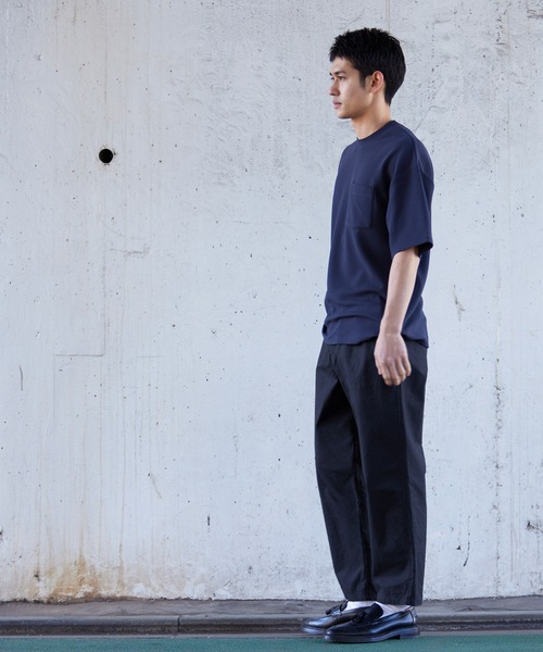 coca（coca）（コカ）の「スラブコットンイージーパンツ（その他パンツ・メンズ・ネイビー/ライトベージュ/チャコール/アイボリー・M/XL/L）」の18枚目の写真