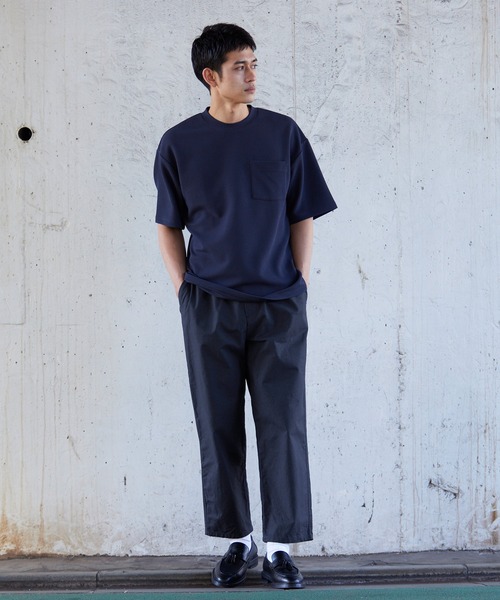 coca（coca）（コカ）の「スラブコットンイージーパンツ（その他パンツ・メンズ・ネイビー/ライトベージュ/チャコール/アイボリー・M/XL/L）」の20枚目の写真