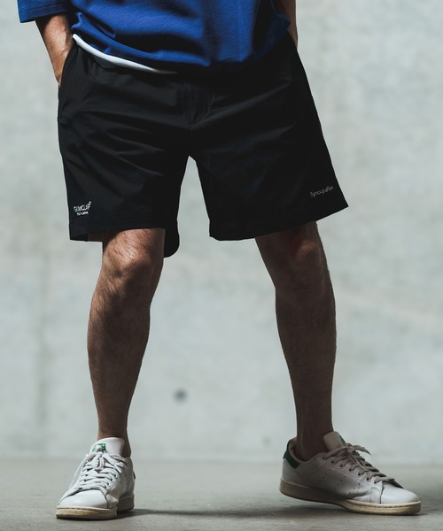 GLIMCLAP(グリムクラップ)の「mp13548- Mini-ripstop nylon fabric shorts ショートパンツ(その他パンツ・メンズ・ブラック/ナチュラル・S/M/L)」の5枚目の写真