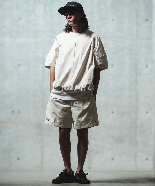 GLIMCLAP(グリムクラップ)の「mp13548- Mini-ripstop nylon fabric shorts ショートパンツ(その他パンツ・メンズ・ブラック/ナチュラル・S/M/L)」の18枚目の写真