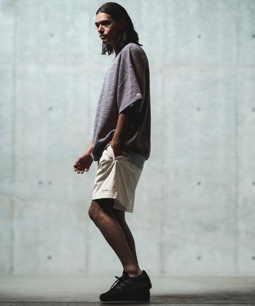 GLIMCLAP(グリムクラップ)の「mp13548- Mini-ripstop nylon fabric shorts ショートパンツ(その他パンツ・メンズ・ブラック/ナチュラル・S/M/L)」の19枚目の写真
