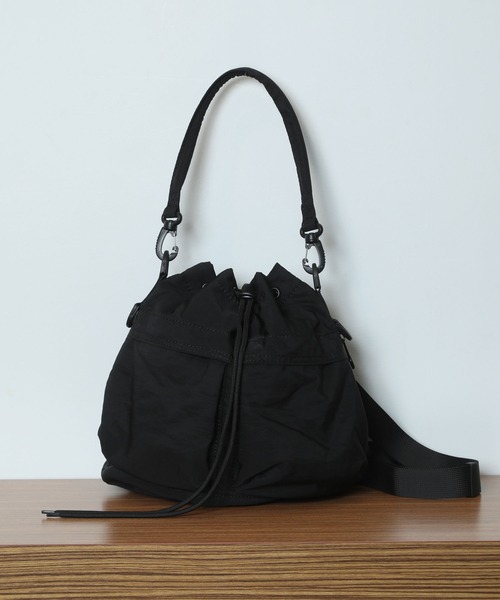 Munich(ミューニック)の「ポリエステルウェザーヘルメットバッグ(ショルダーバッグ・レディース・ベージュ/ブラック/ライトグレー/グリーン/レッド/パープル/オレンジ/カーキ・FREE)」の17枚目の写真