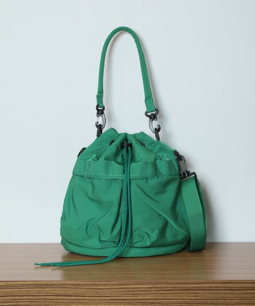 Munich(ミューニック)の「ポリエステルウェザーヘルメットバッグ(ショルダーバッグ・レディース・ベージュ/ブラック/ライトグレー/グリーン/レッド/パープル/オレンジ/カーキ・FREE)」の13枚目の写真