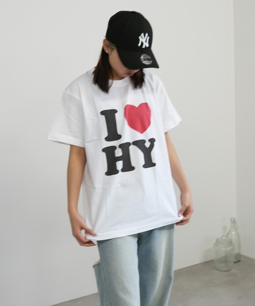 セール】I LOVE ロゴ コットン Tシャツ（Tシャツ/カットソー