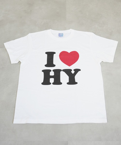 Tシャツ・カットソー s/e/o : 24SS / I LOVE US TEE (IVORY) セール】I LOVE ロゴ コットン Tシャツ（Tシャツ/カットソー