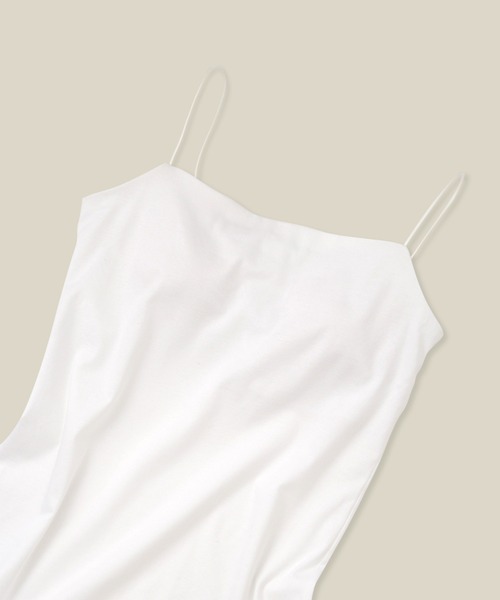 ROPE'（ロペ）の「【Lala Vie（ララヴィ）】別注カップ付きキャミソール/巾着付き（キャミソール・レディース・ホワイト/ブラック・FREE）」の10枚目の写真