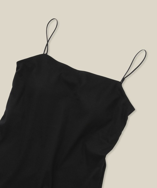 ROPE'（ロペ）の「【Lala Vie（ララヴィ）】別注カップ付きキャミソール/巾着付き（キャミソール・レディース・ホワイト/ブラック・FREE）」の12枚目の写真