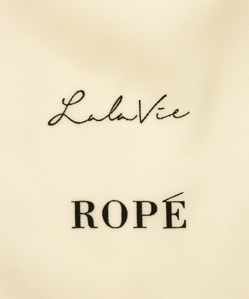 ROPE'（ロペ）の「【Lala Vie（ララヴィ）】別注カップ付きキャミソール/巾着付き（キャミソール・レディース・ホワイト/ブラック・FREE）」の15枚目の写真