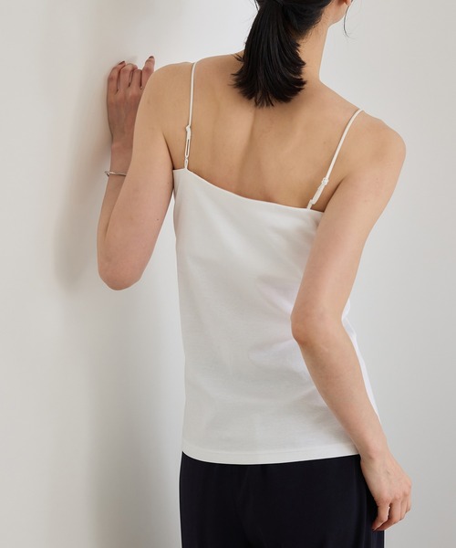 ROPE'（ロペ）の「【Lala Vie（ララヴィ）】別注カップ付きキャミソール/巾着付き（キャミソール・レディース・ホワイト/ブラック・FREE）」の18枚目の写真