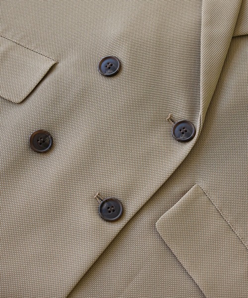 VIS(ビス)の「【洗える】メッシュドルマンサマージャケット(テーラードジャケット・レディース・キナリ/ブラック/カーキ・FREE)」の13枚目の写真